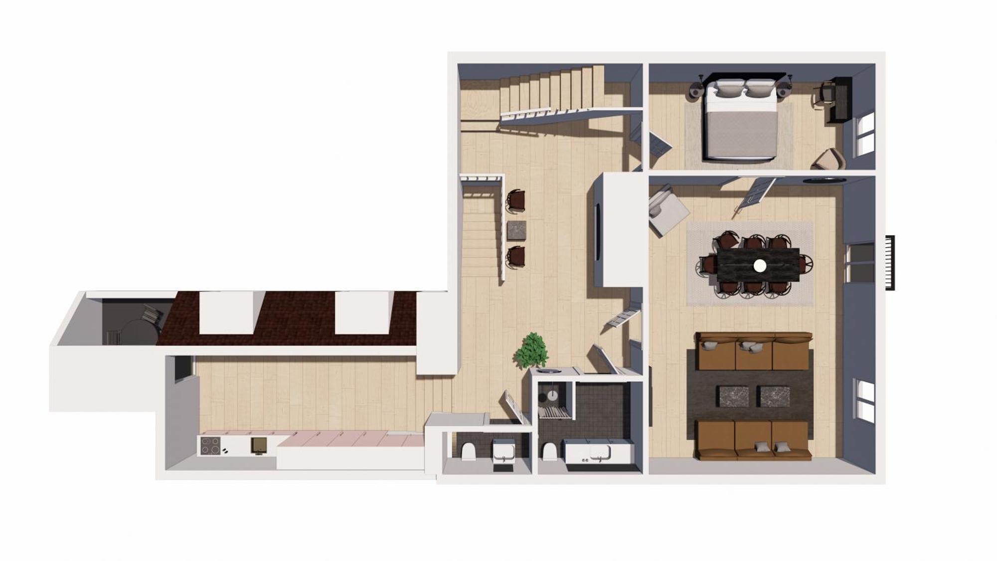 Modern 3Br Duplex Apartment In Nyhavn W Private Balcony 哥本哈根 外观 照片